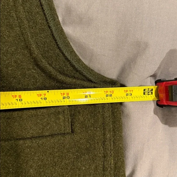 Vintage Filson Mackinaw Wool Western Vest (xl, dark green) - Picture 9 of 13